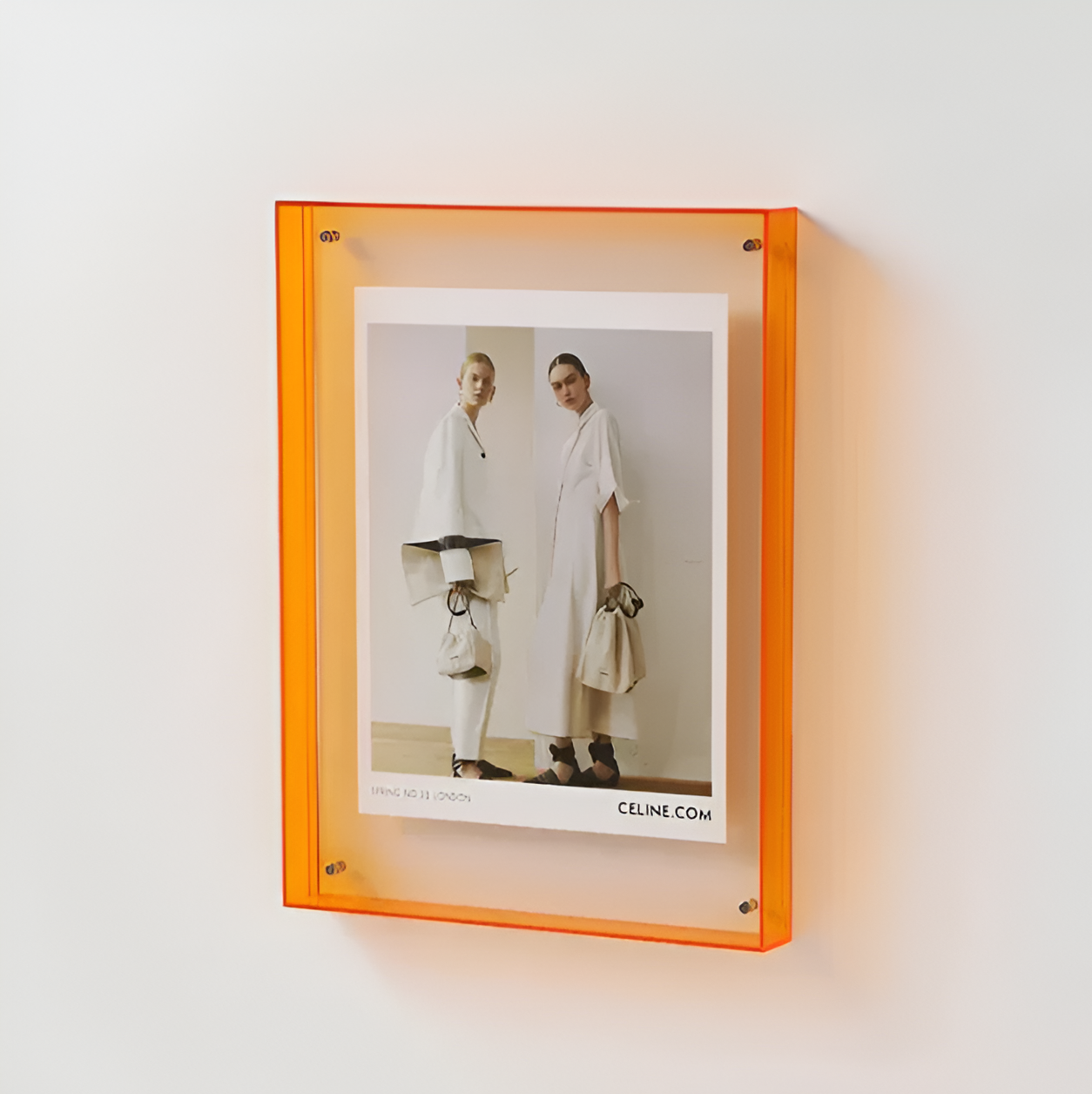 Modern Photo Frame – Transparent Acrylic, Minimalist Design for Office or Wall Decoration