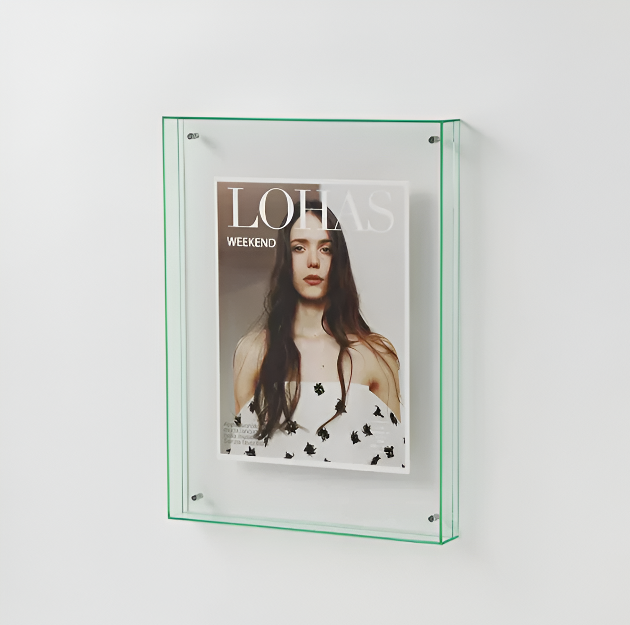 Modern Photo Frame – Transparent Acrylic, Minimalist Design for Office or Wall Decoration