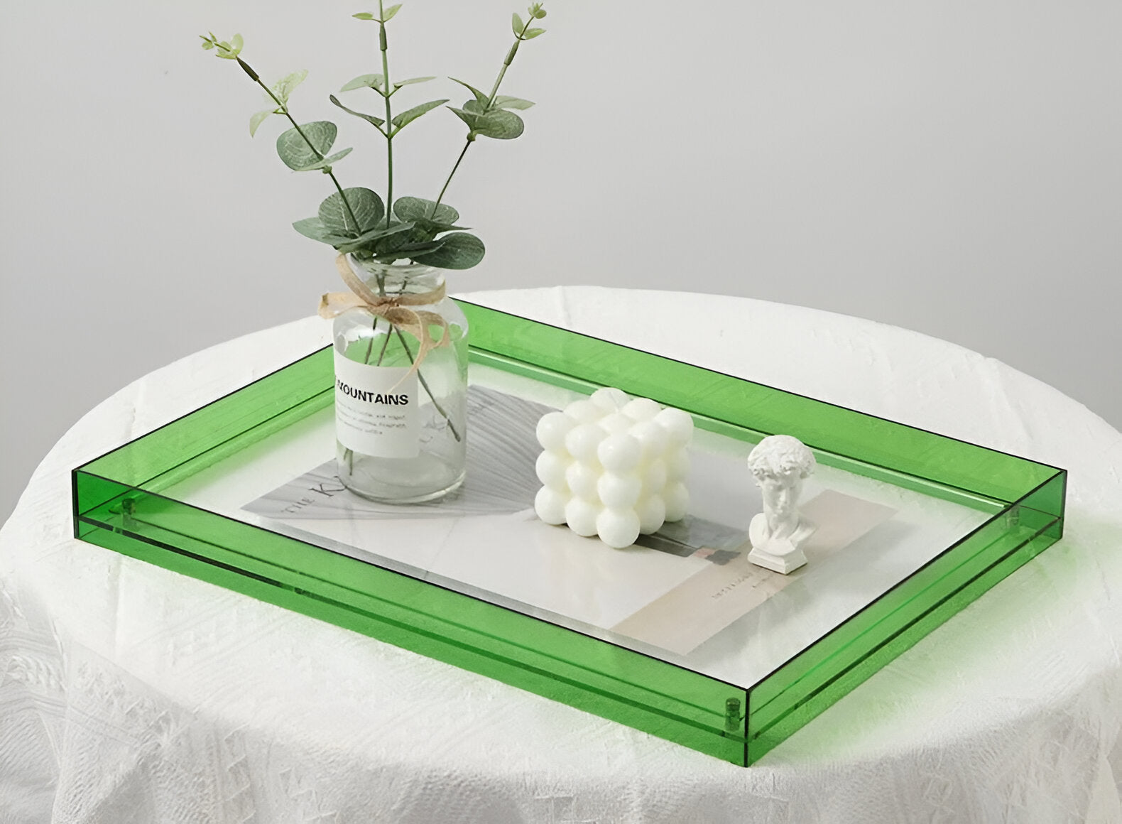 Acrylic Photo Frame – Transparent, Minimalist Design for Your Desk or as Wall Decor