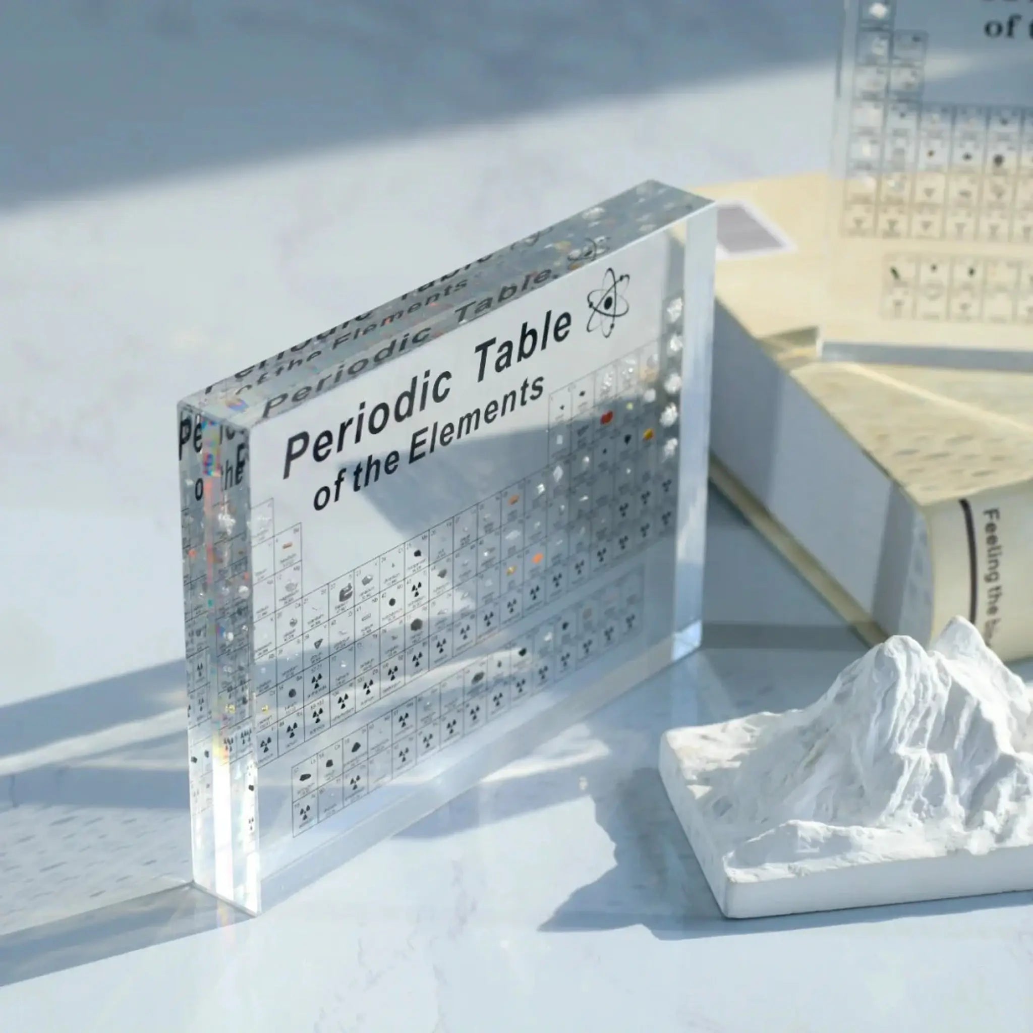 Acrylic Periodic Table – 83 Real Elements with Lighting for Educational Decoration and Interior Accent