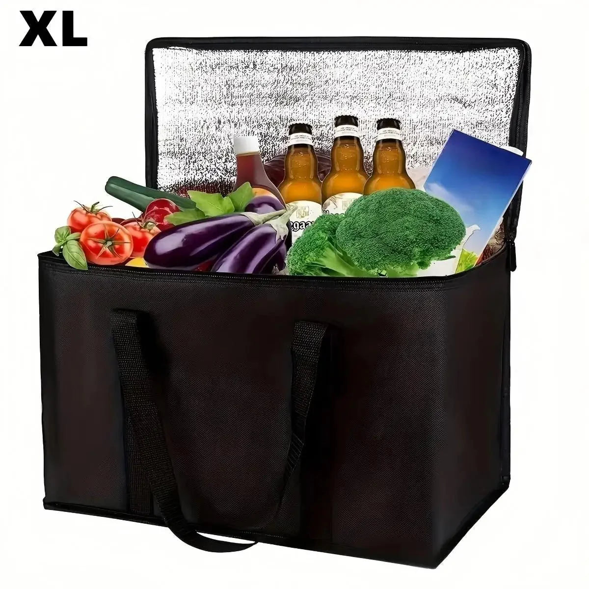 Insulated Cooler Bag – XL, Spacious Thermal Bag for Food and Drinks While Camping or Shopping
