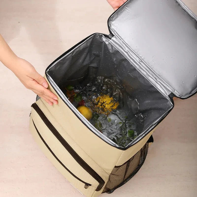 Insulated Cooler Backpack – Waterproof, Large Capacity for Camping, the Beach, and Picnics