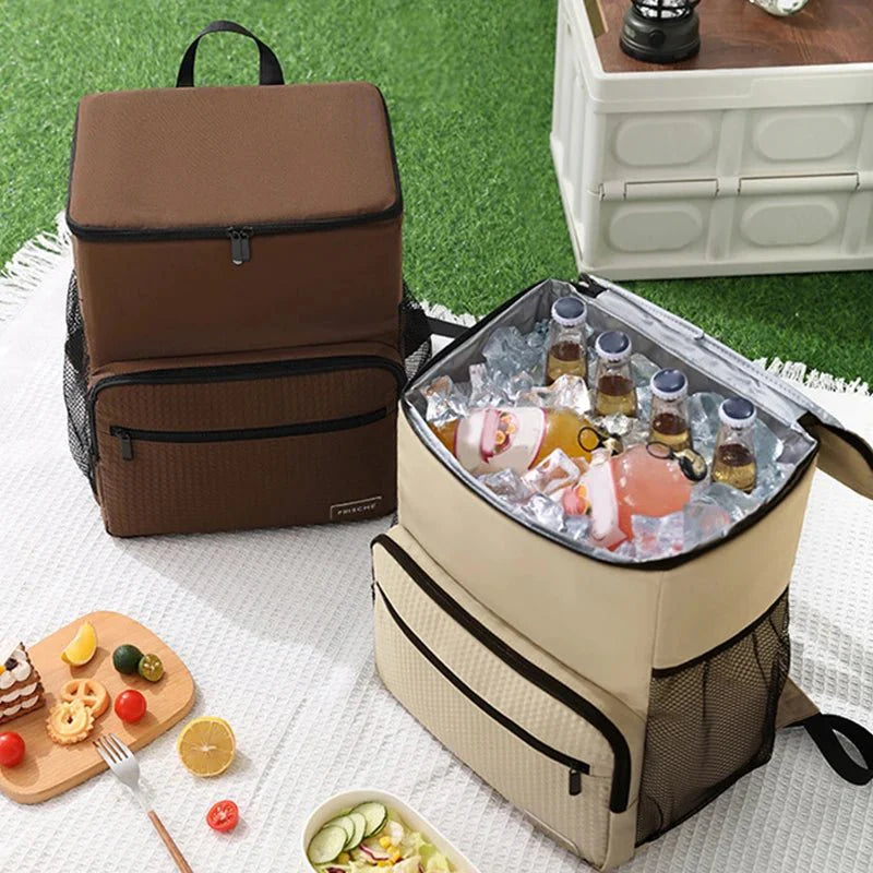 Insulated Cooler Backpack – Waterproof, Large Capacity for Camping, the Beach, and Picnics