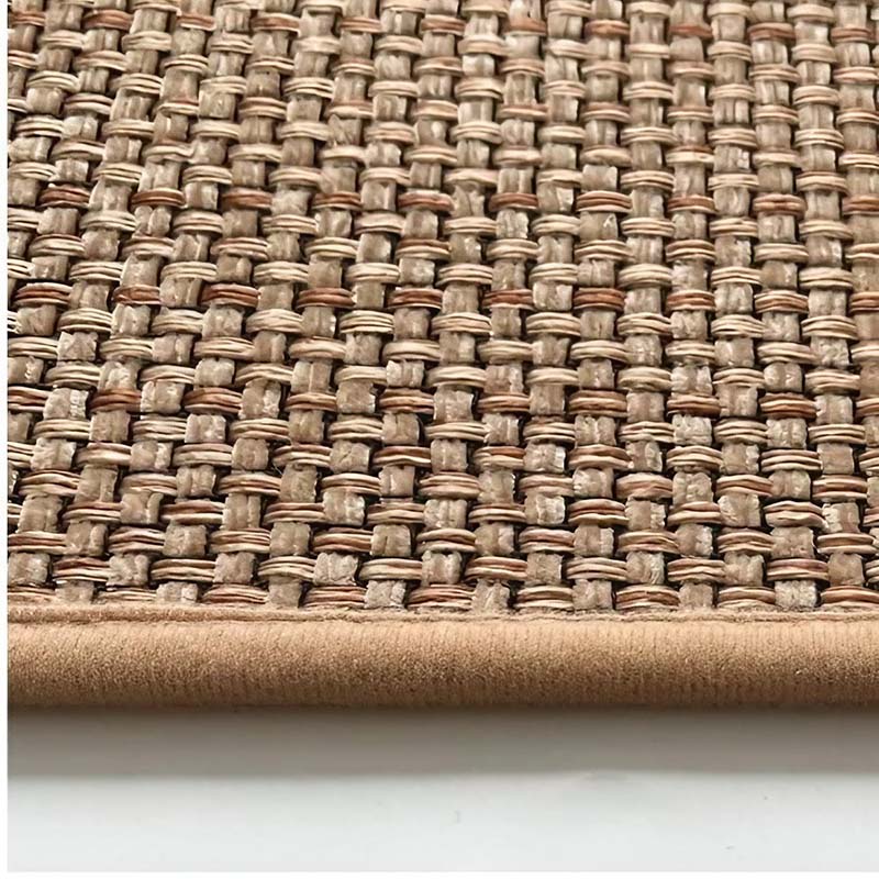 Woven Kitchen Mat – Gray, Scandinavian Design with Non-Slip Rubber Base for Modern Kitchen Decor