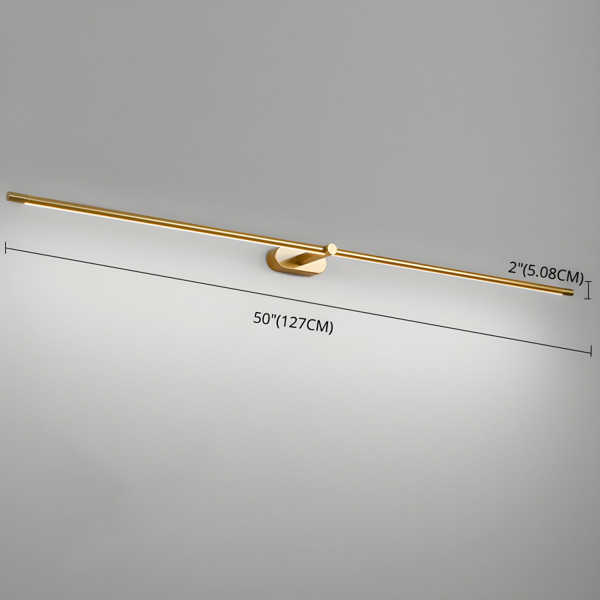 Wireless LED Wall Lamp – Aluminum, Minimalist Design for Living Room, Bedroom, or Office