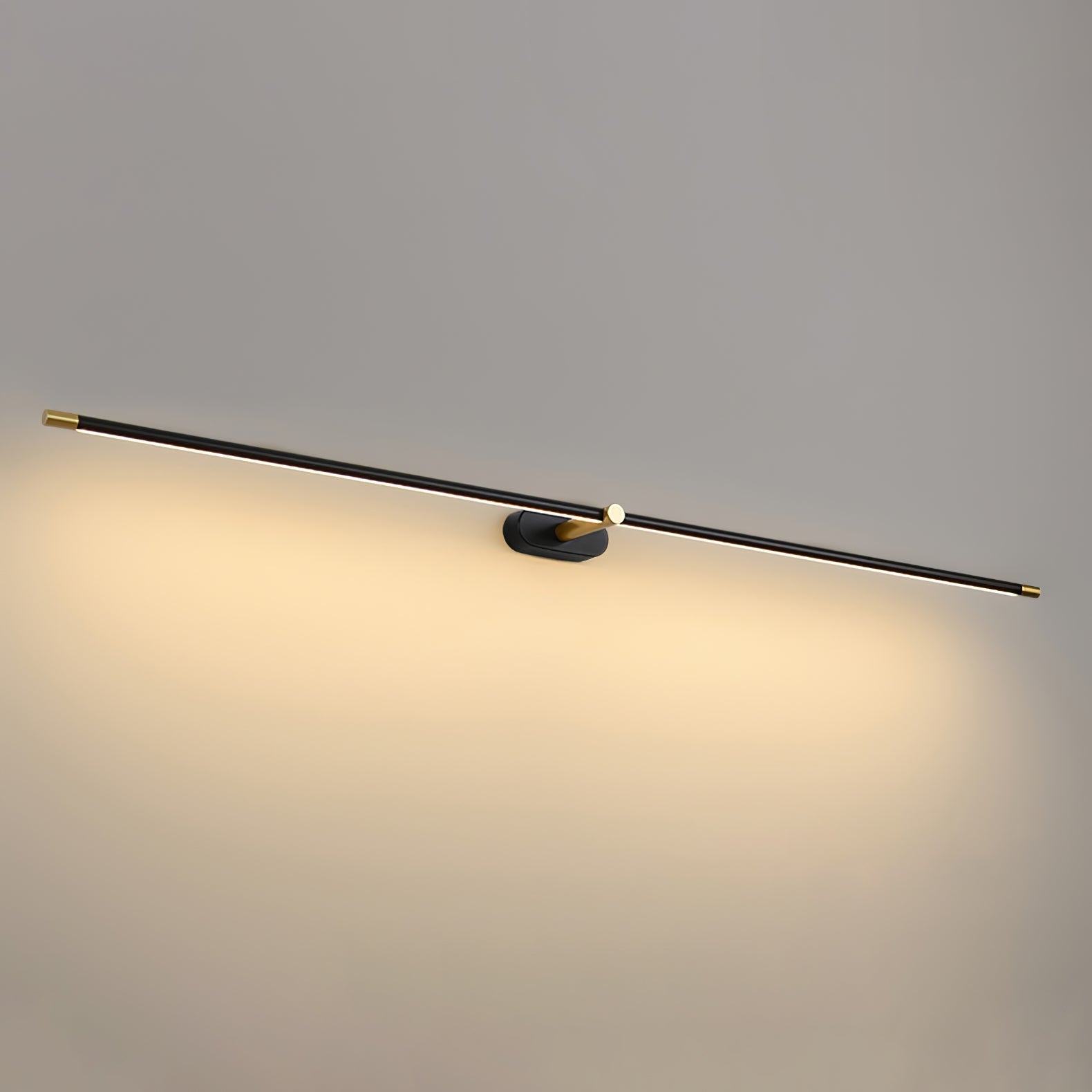 Wireless LED Wall Lamp – Aluminum, Minimalist Design for Living Room, Bedroom, or Office