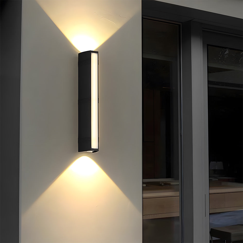 LED wall lamp – Modern, weatherproof design for garden or terrace with strong lighting up to 3000 lumens