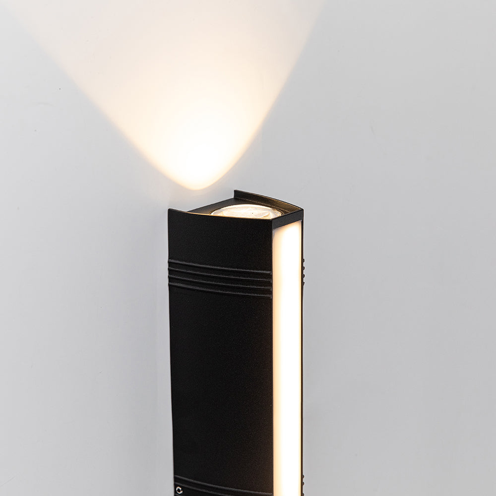 LED wall lamp – Modern, weatherproof design for garden or terrace with strong lighting up to 3000 lumens