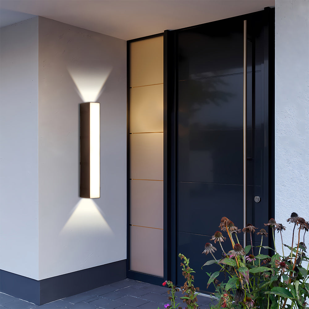 LED wall lamp – Modern, weatherproof design for garden or terrace with strong lighting up to 3000 lumens