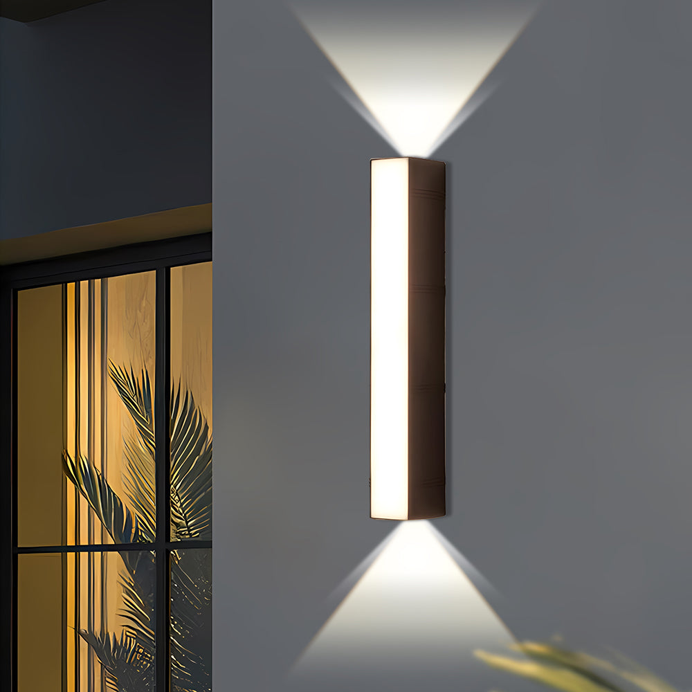 LED wall lamp – Modern, weatherproof design for garden or terrace with strong lighting up to 3000 lumens