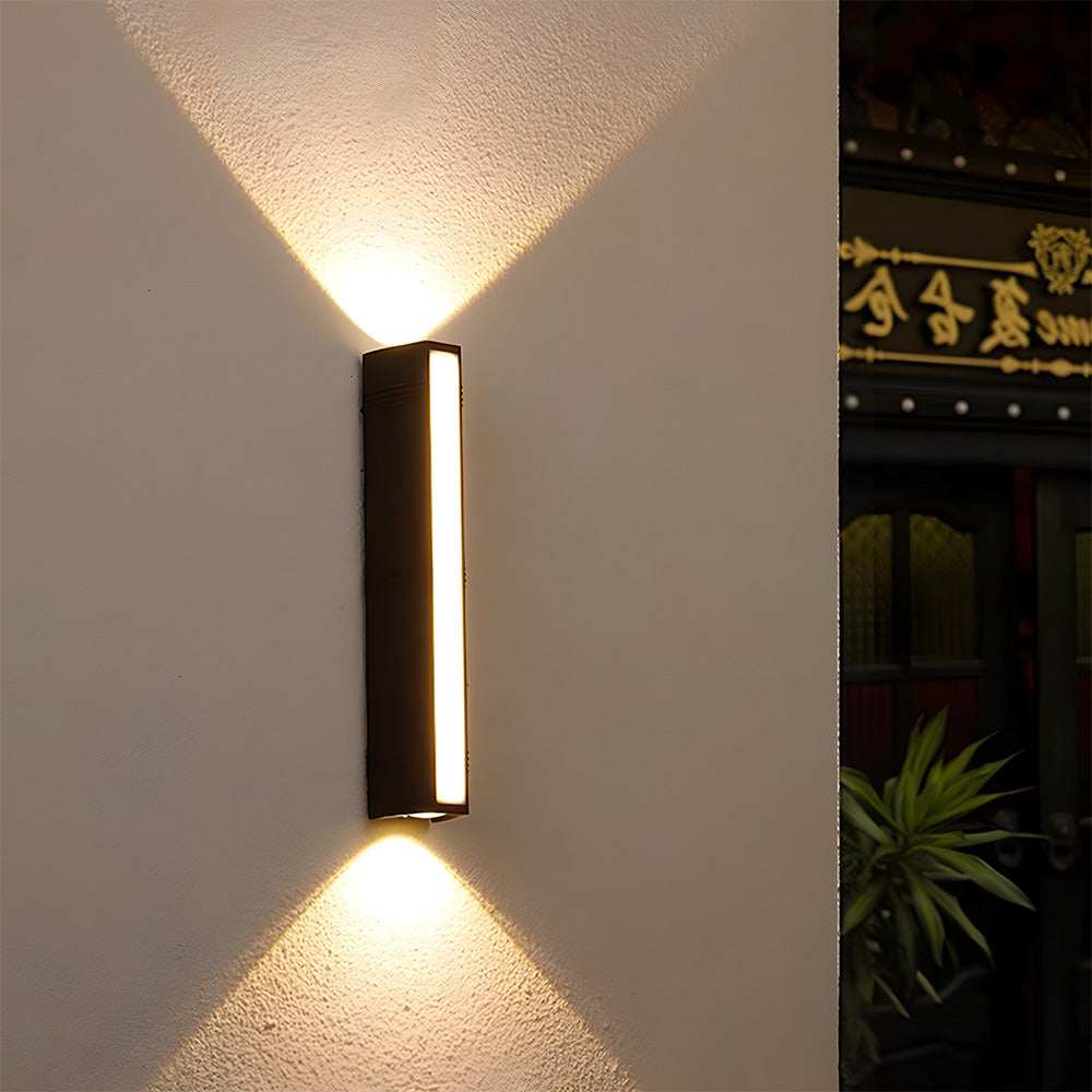 LED wall lamp – Modern, weatherproof design for garden or terrace with strong lighting up to 3000 lumens