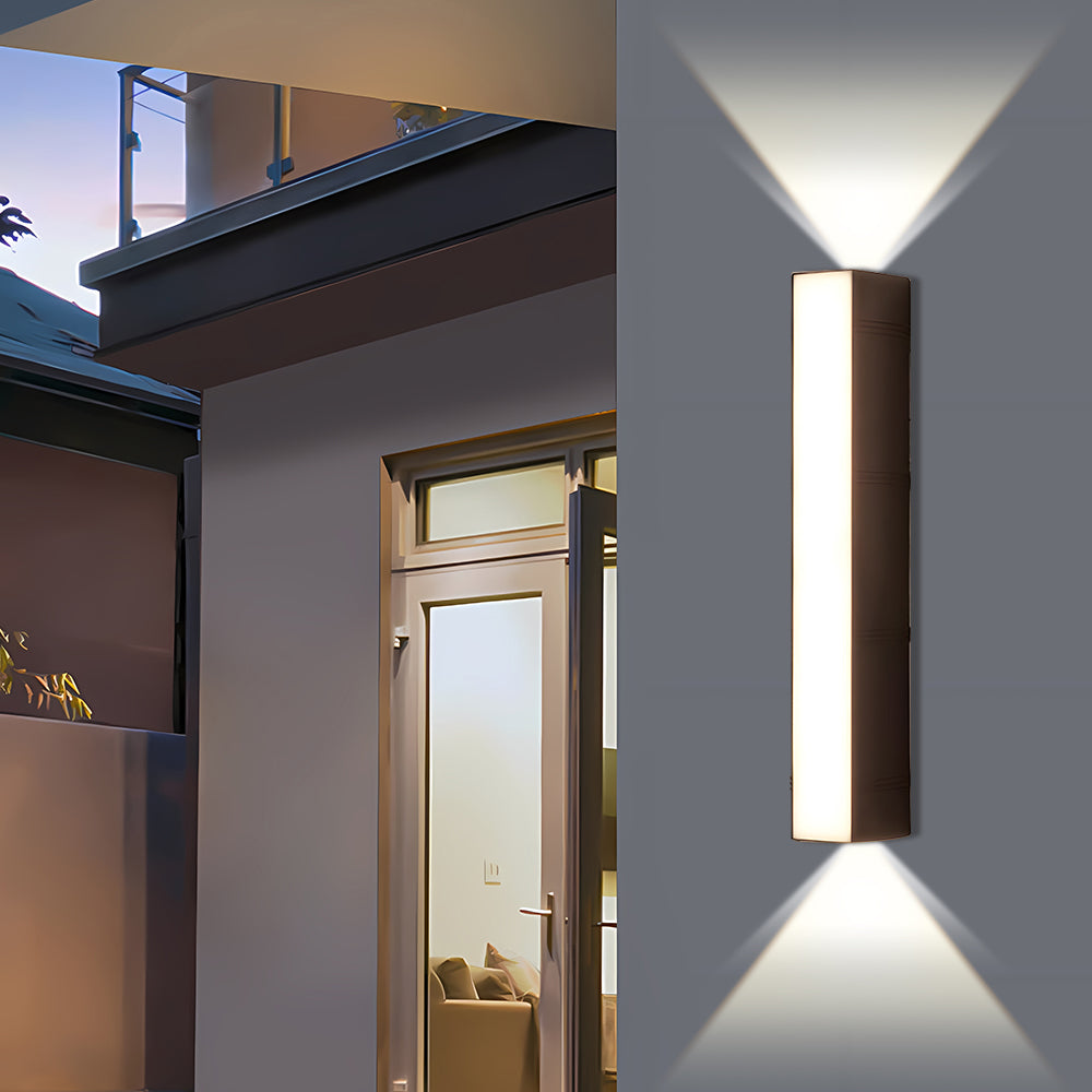 LED wall lamp – Modern, weatherproof design for garden or terrace with strong lighting up to 3000 lumens