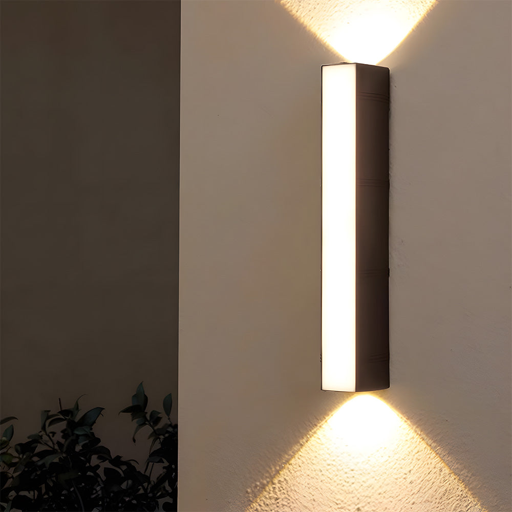 LED wall lamp – Modern, weatherproof design for garden or terrace with strong lighting up to 3000 lumens