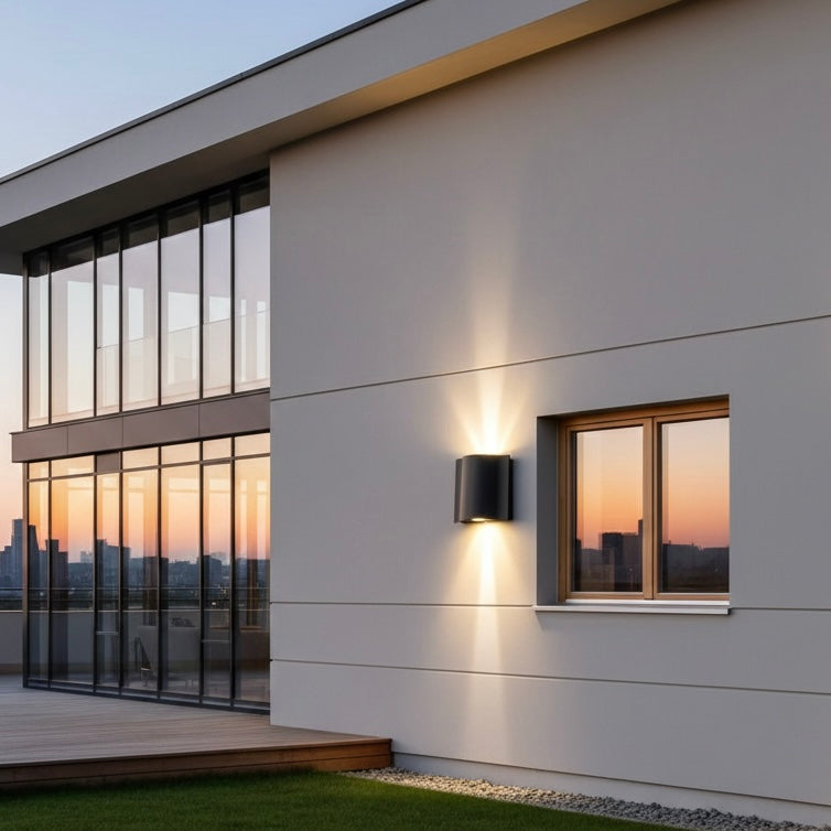 Wall Lamp for Outdoor Use – Aluminum, Modern Design for Terrace or Entrance