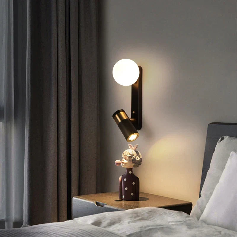 Væglampe LED Skandinavisk Design – Moderne Metal Vægbelysning
