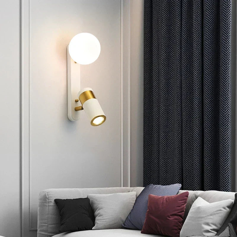 Væglampe LED Skandinavisk Design – Moderne Metal Vægbelysning