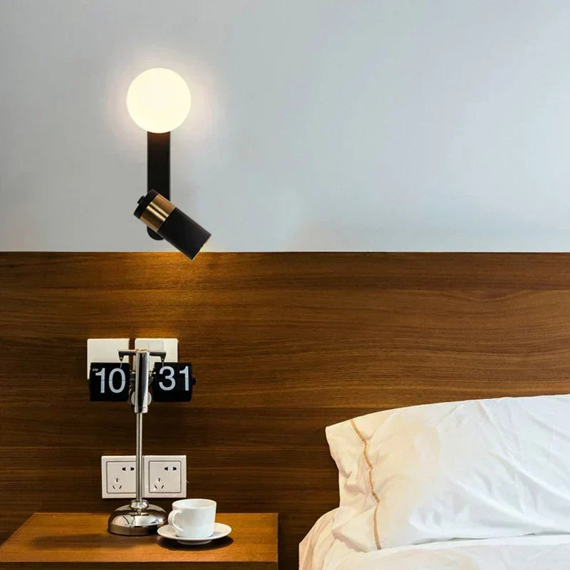 Væglampe LED Skandinavisk Design – Moderne Metal Vægbelysning