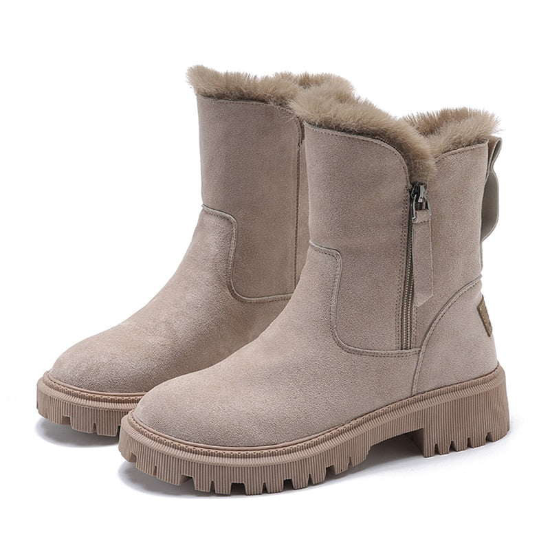 Orthopedic Warm Lined Women's Boots with Arch Support for Winter Comfort 0