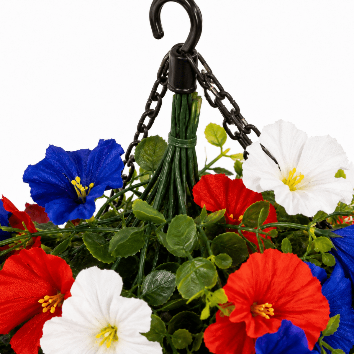 Decorative Flower Basket – With Built-In LED Lighting for the Garden, Patio, or Balcony