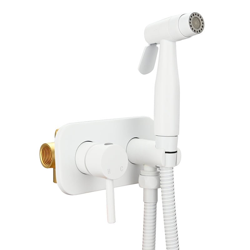 Hånd Bidet Spray – Rustfrit Stål, Moderne Design med Varme og Koldt Vand til Badeværelse eller Toilet