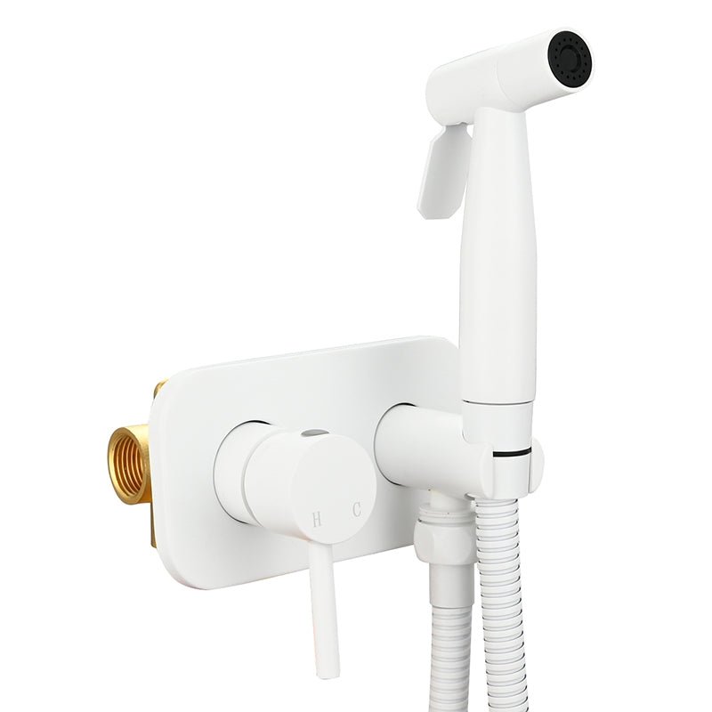Hånd Bidet Spray – Rustfrit Stål, Moderne Design med Varme og Koldt Vand til Badeværelse eller Toilet