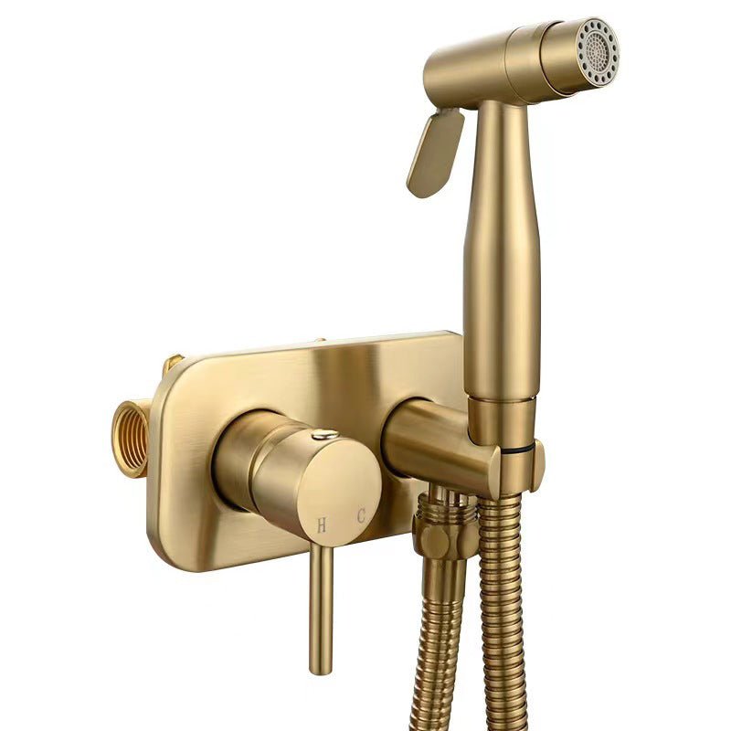 Hånd Bidet Spray – Rustfrit Stål, Moderne Design med Varme og Koldt Vand til Badeværelse eller Toilet