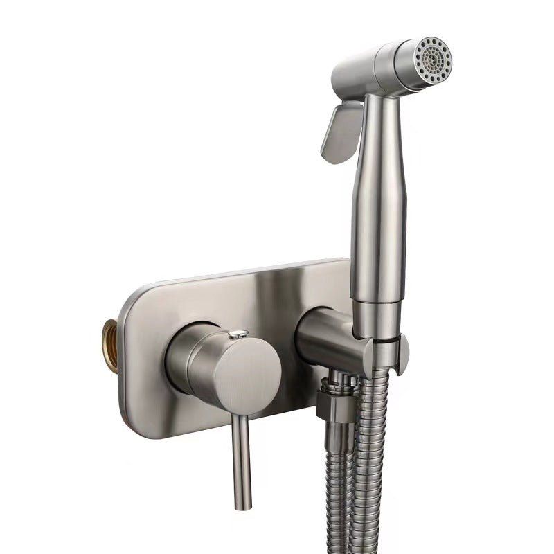 Hånd Bidet Spray – Rustfrit Stål, Moderne Design med Varme og Koldt Vand til Badeværelse eller Toilet