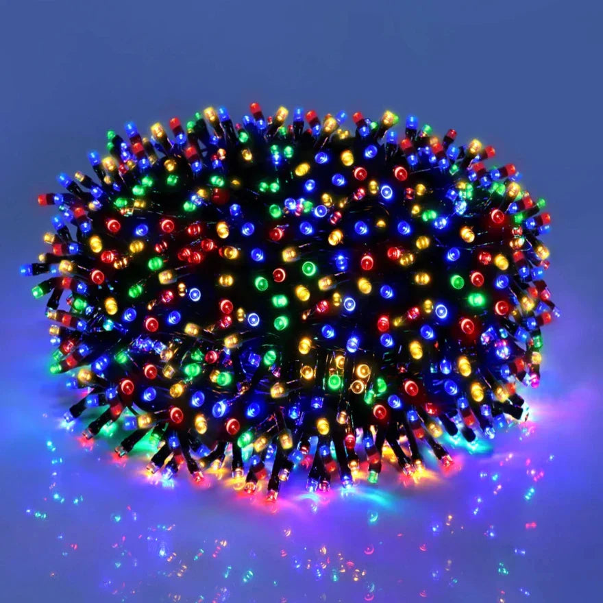 LED Light Chains – Waterproof, Warm White Light for Garden and Outdoor Lighting at Parties and Decoration