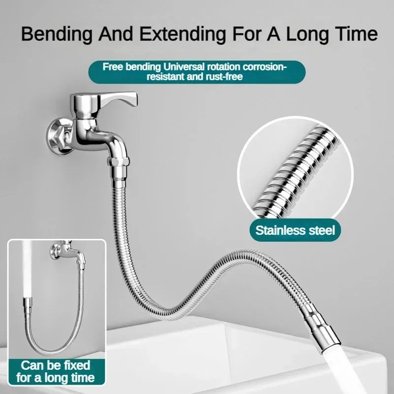 Flexible Kitchen Sink Extender – Adjustable, Stainless Steel for Easy Rinsing and Filling in the Kitchen
