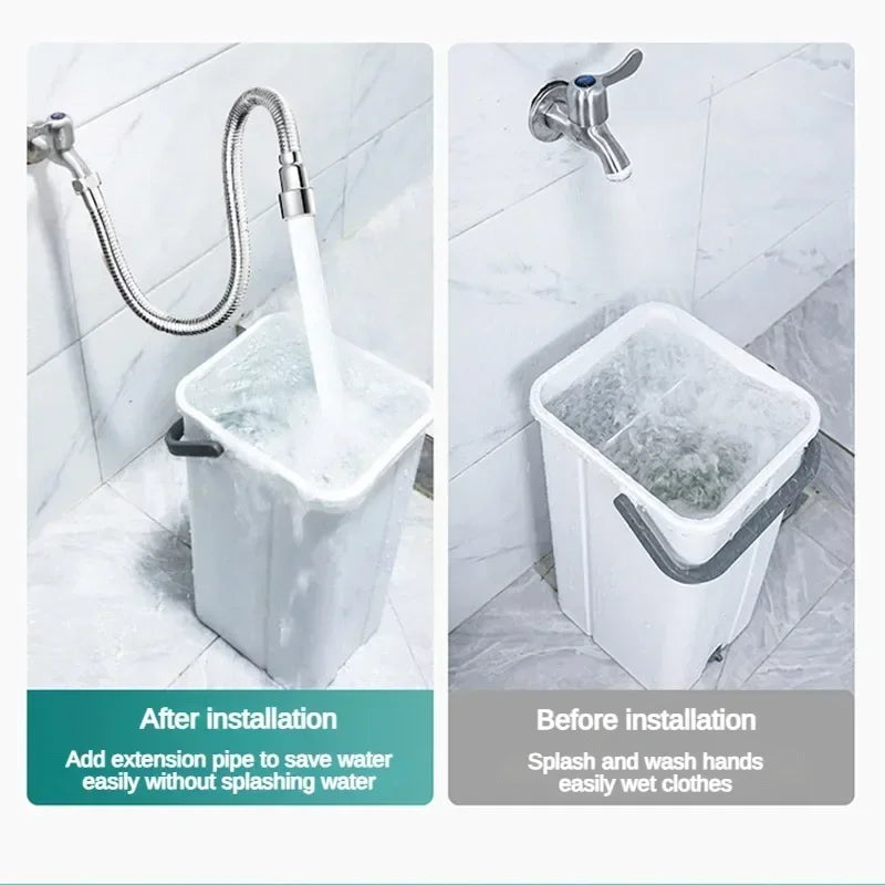 Flexible Kitchen Sink Extender – Adjustable, Stainless Steel for Easy Rinsing and Filling in the Kitchen