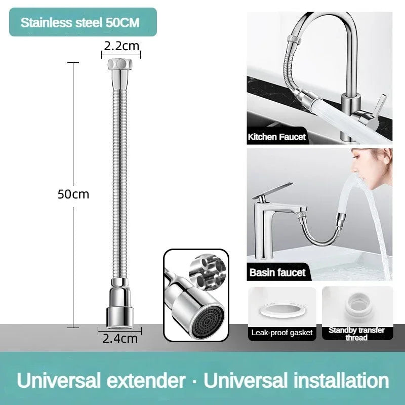 Flexible Kitchen Sink Extender – Adjustable, Stainless Steel for Easy Rinsing and Filling in the Kitchen