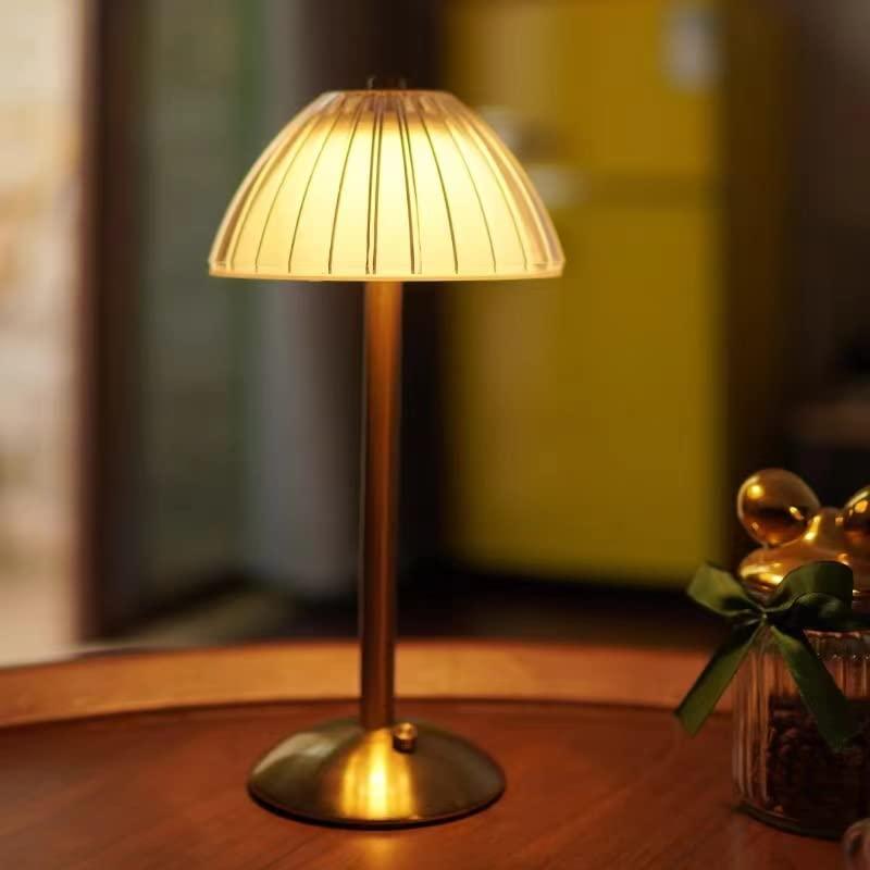 Trådlampe – Vintage Design med Genopladelig LED og Touchbetjening til Stue eller Soveværelse