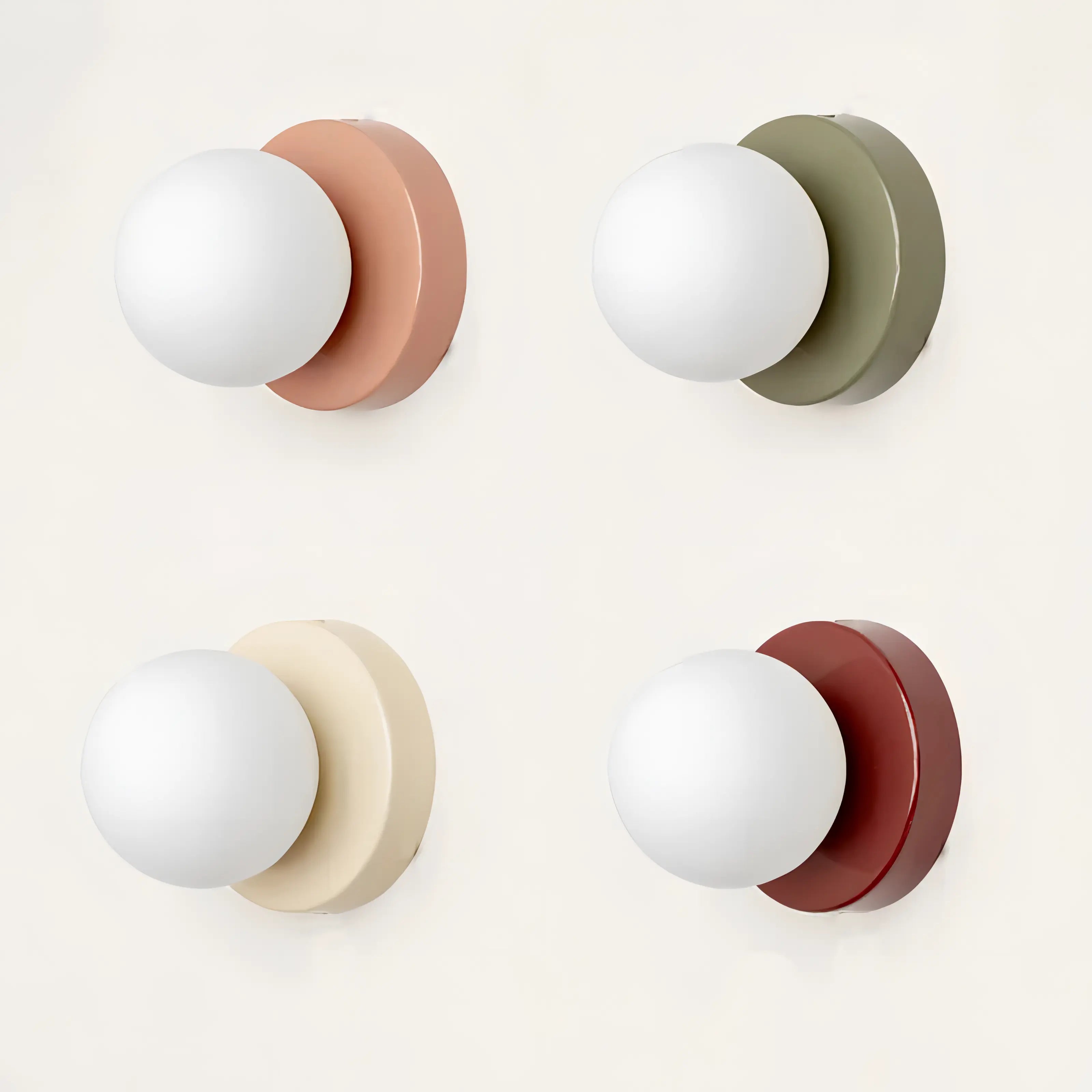 Væglampe Skandinavisk Design med Glaskuppel – Minimalistisk