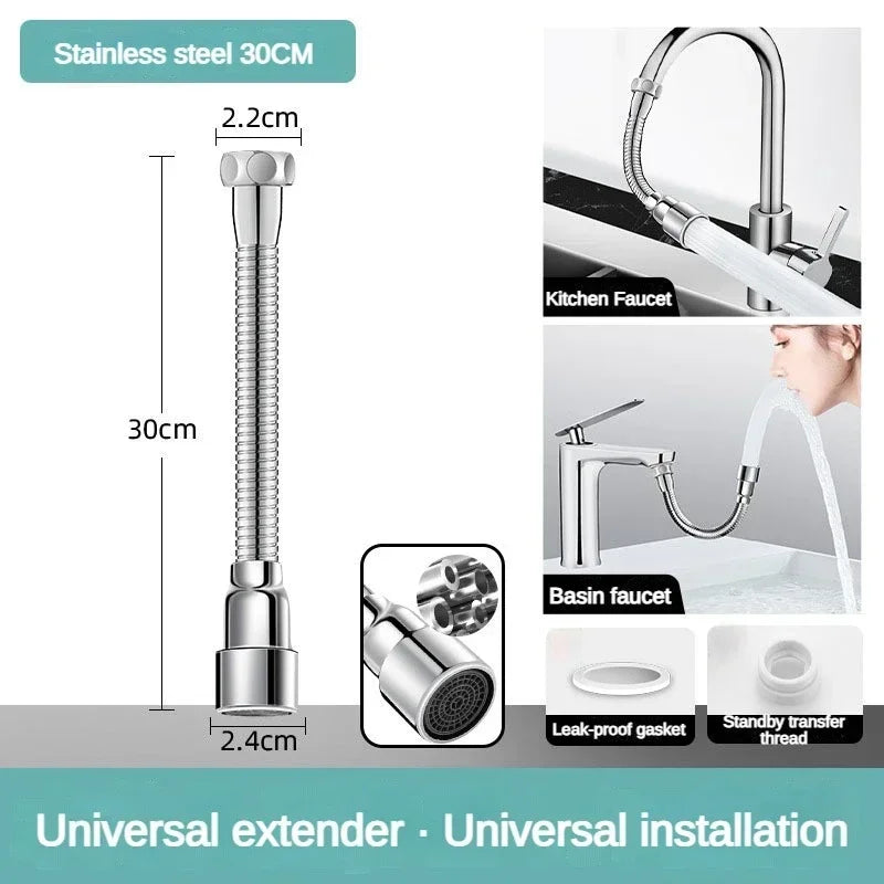 Flexible Kitchen Sink Extender – Adjustable, Stainless Steel for Easy Rinsing and Filling in the Kitchen