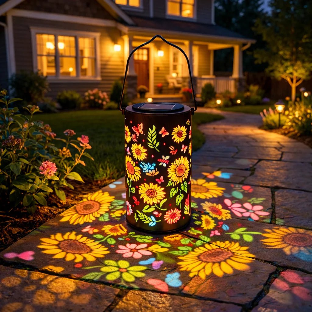 Solar Garden Lamp – Weather-Resistant, Colorful Design for Decorative Lighting in the Garden or on the Patio
