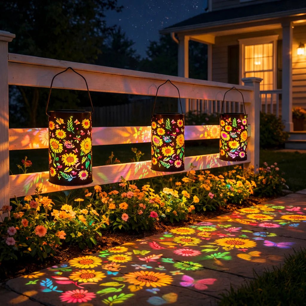 Solar Garden Lamp – Weather-Resistant, Colorful Design for Decorative Lighting in the Garden or on the Patio