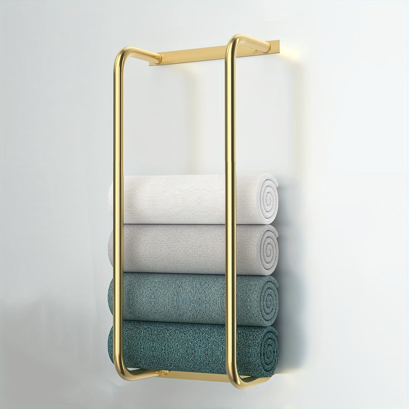 Håndklædehouder – Børstet RVS, Modern Design voor Badkamer of Gæstetoilet