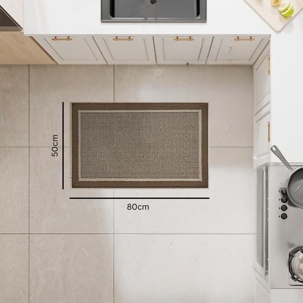 Kitchen mat – Polypropylene with elegant texture for the kitchen or entrance.