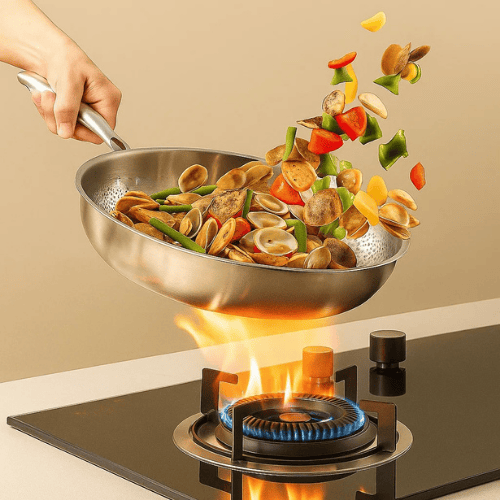 Titan Pan – Hammered Titan, 28 cm, Suitable for induction, gas, and oven, Durable kitchenware for any kitchen