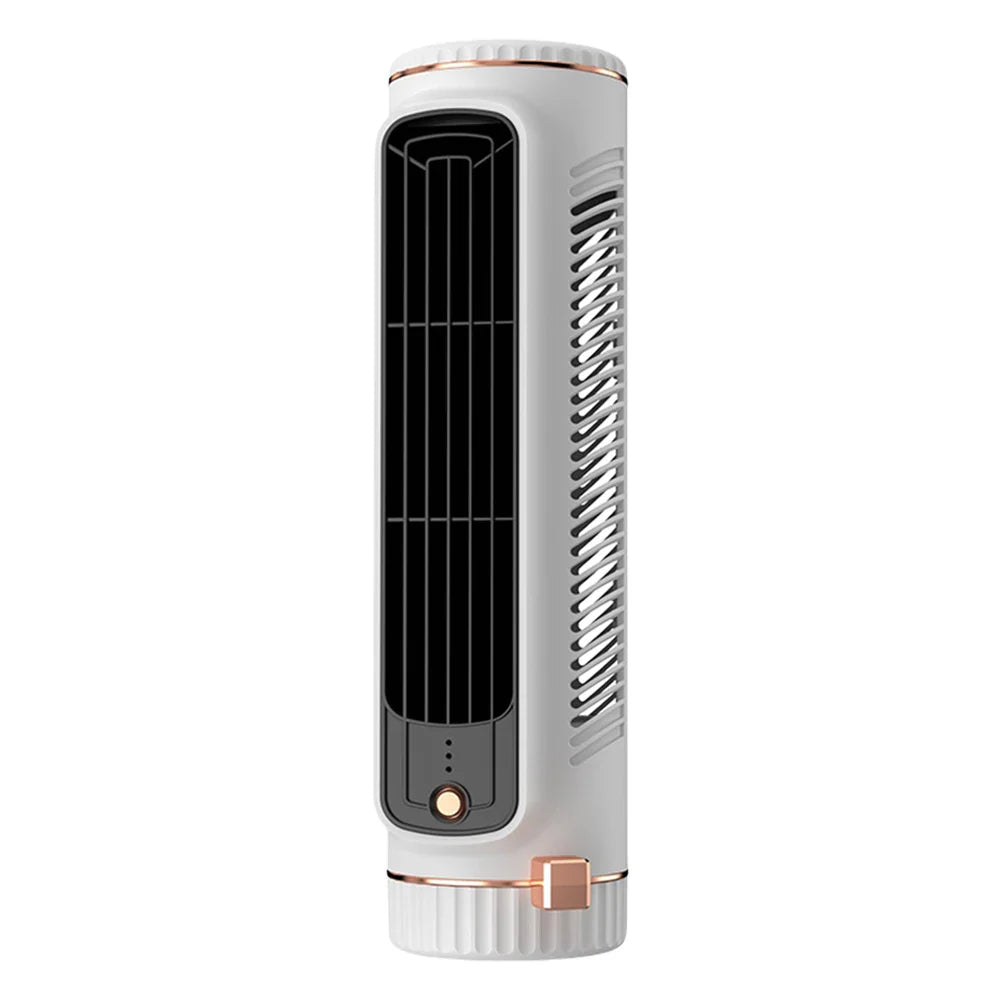 Bladeless Tower Fan – Stylish, 360° Air Circulation for the Bedroom, Living Room, or Office
