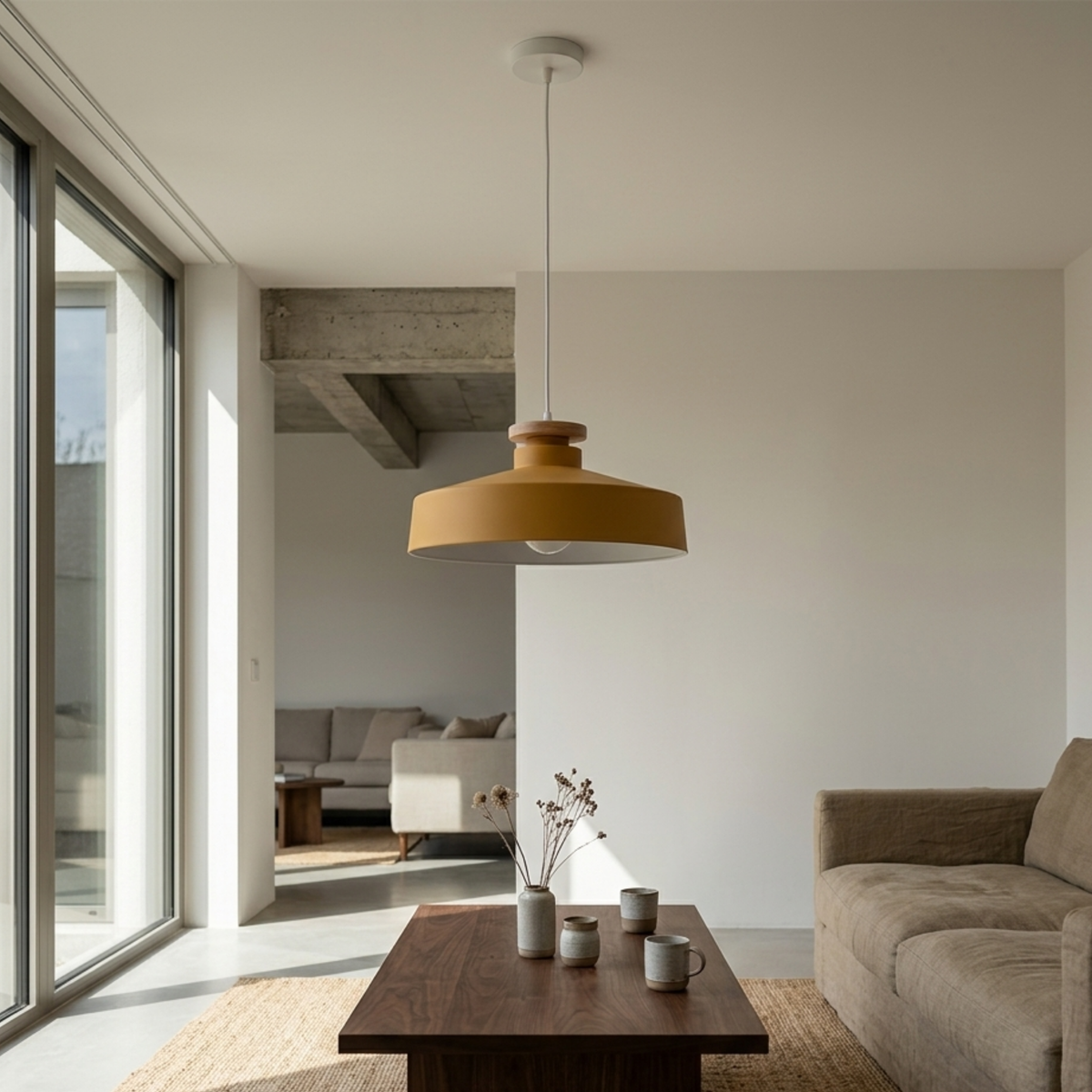 Black Iron LED Pendant Ceiling Light, view 4
