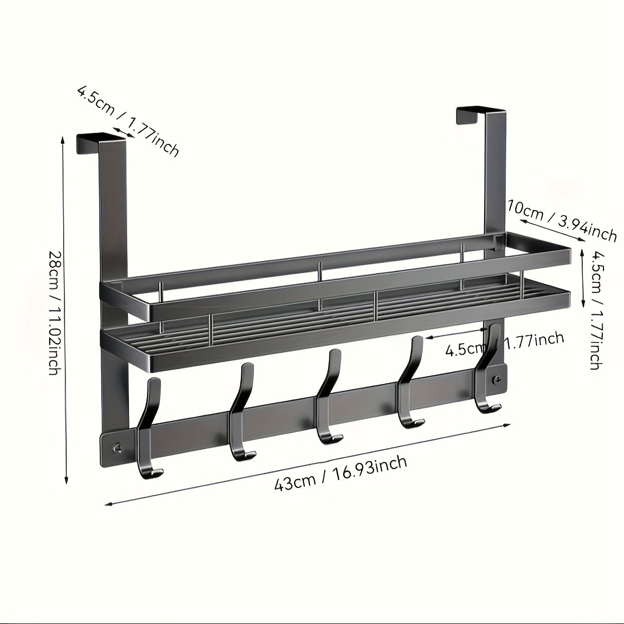 Portable door – Polished metal, modern design for entrance, bedroom, or bathroom