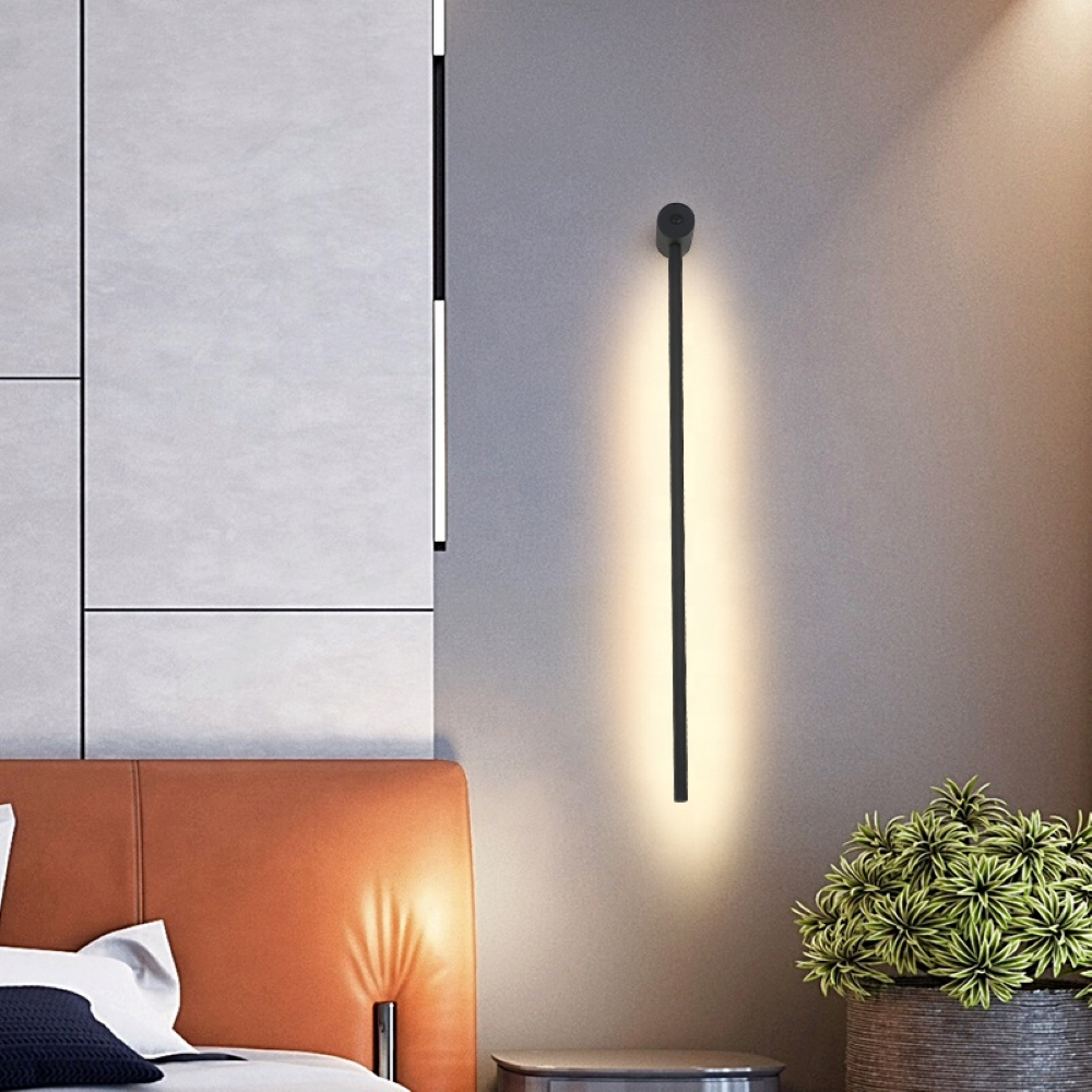 LED Wall Lamp – Slim Design, White for Modern or Scandinavian Interiors