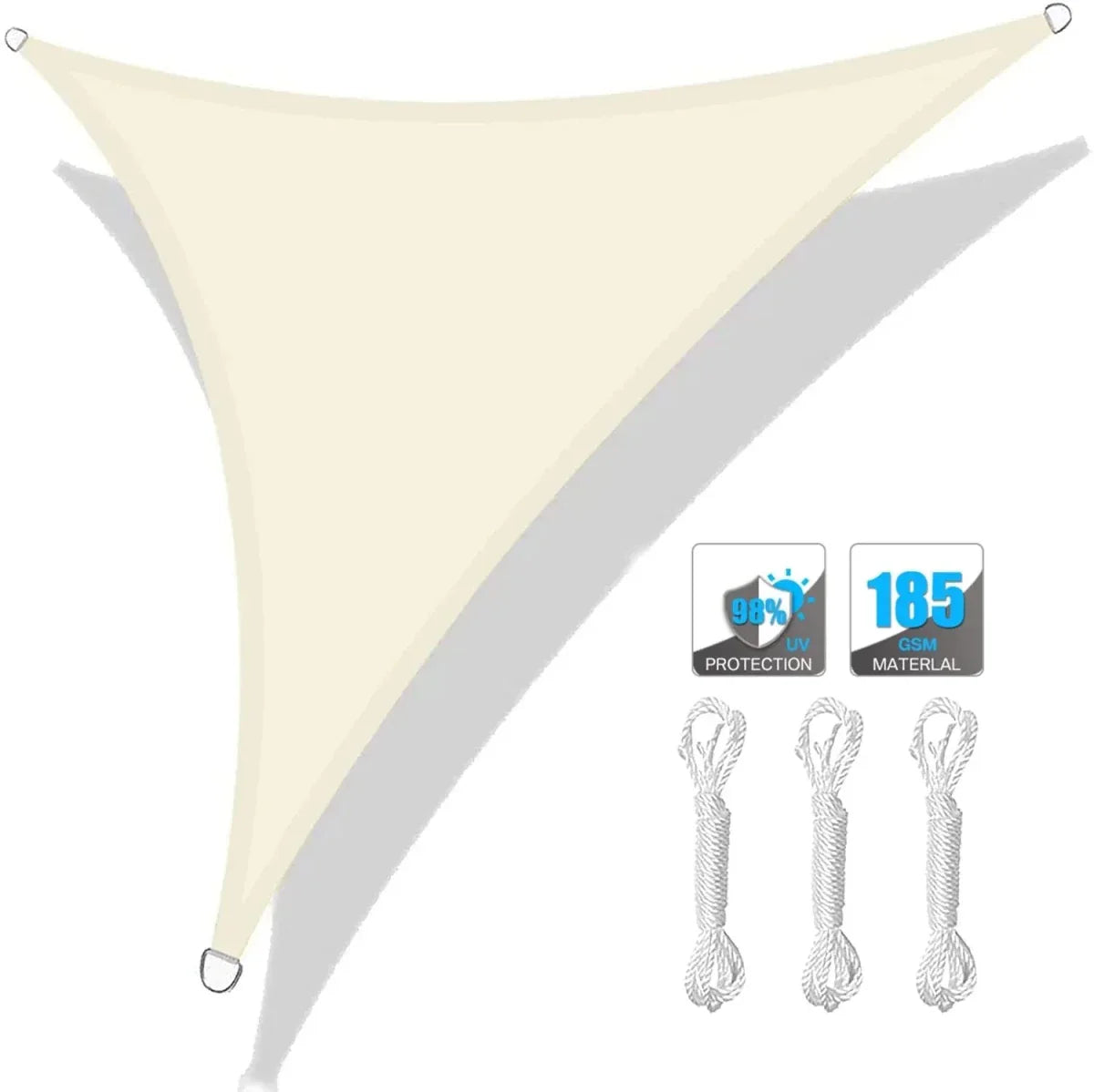 Sun Shades – UV Protection, Various Sizes for the Patio, Garden, or Balcony