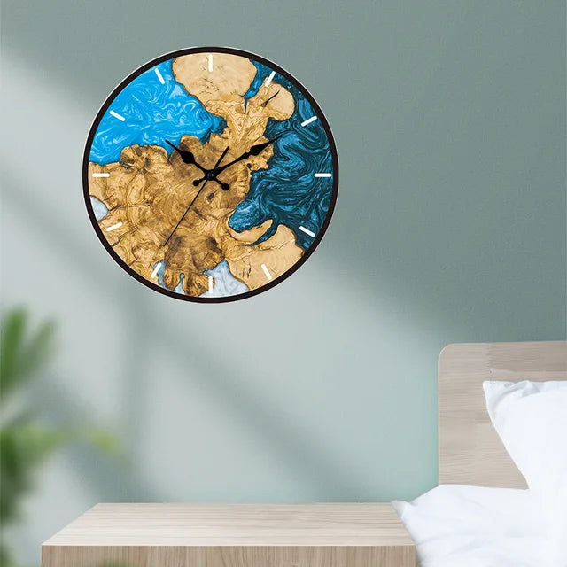 Transparent wall clock – Modern simple design of acrylic for living room, bedroom, or office