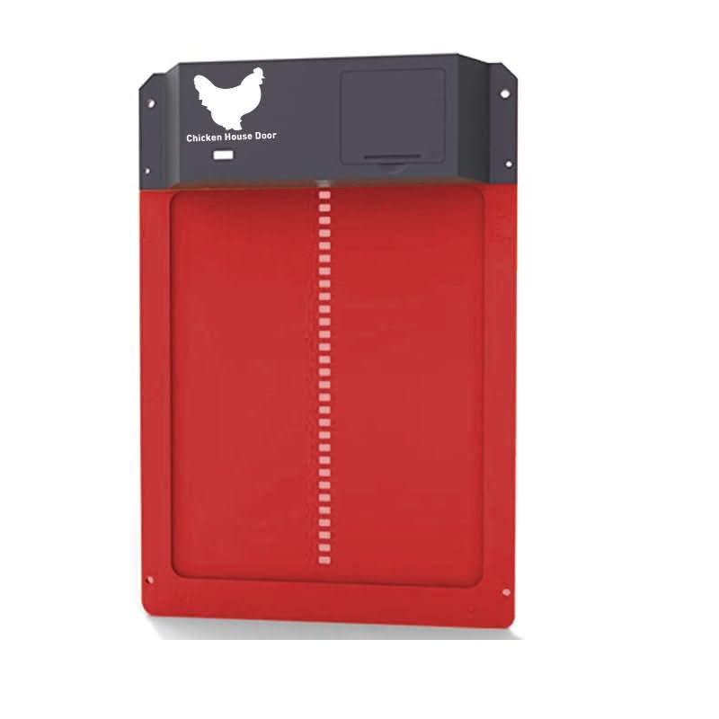 Automatic Chicken Coop Door – Weatherproof, Brown with Light Sensor for Secure Access to the Chicken Coop