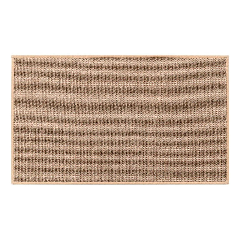 Woven Kitchen Mat – Gray, Scandinavian Design with Non-Slip Rubber Base for Modern Kitchen Decor