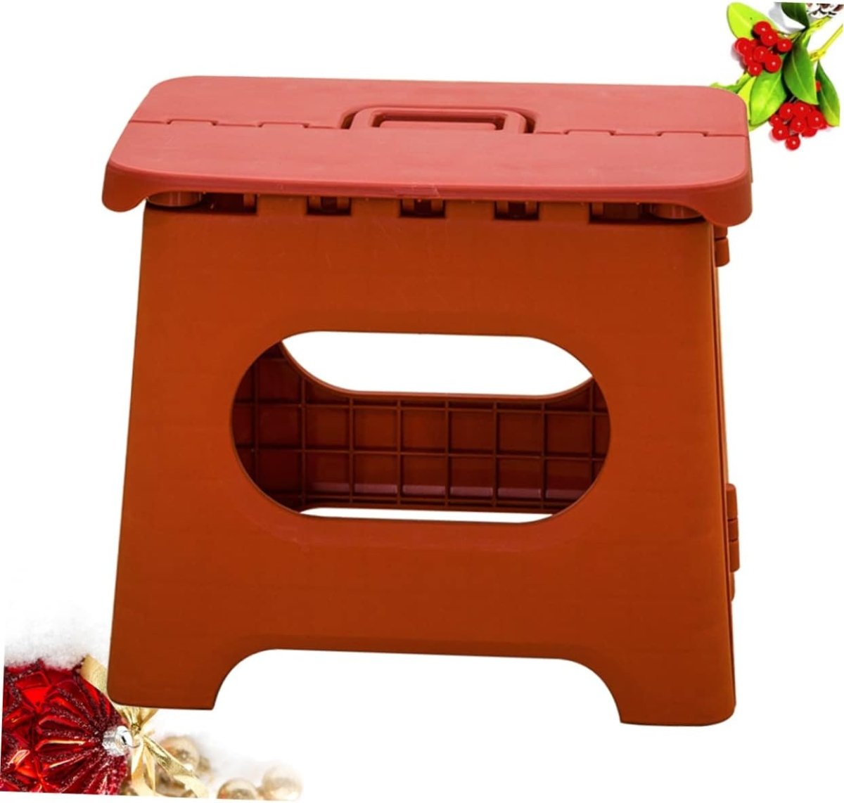 Folding Step Ladder – Durable Plastic, Compact Design for the Kitchen or Bathroom