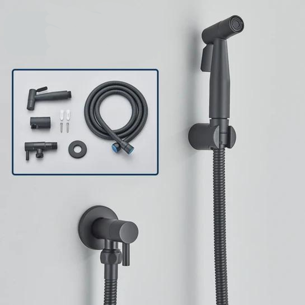 Bidet Hand Shower – Stainless Steel, Modern Design with 1.2 m Hose for Hygienic Use in the Bathroom