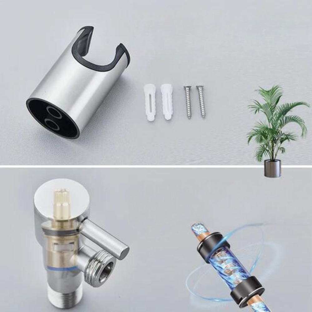 Bidet Hand Shower – Stainless Steel, Modern Design with 1.2 m Hose for Hygienic Use in the Bathroom